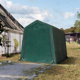 2.4x3.6m Tent Garage, PE Tarpaulin, Dark Green