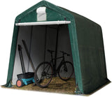 2.4x3.6m Tent Garage, PE Tarpaulin, Dark Green