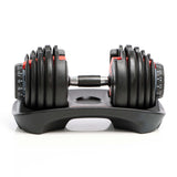 Short  Dumbbell Variably Adjustable with Rotary Mechanism from 2.5 to 24kg Adjustable Dumbbell