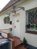 Front Door Canopy Made of Aluminum And Polycarbonate 3 Sizes