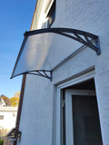 Front Door Canopy Made of Aluminum And Polycarbonate 3 Sizes