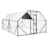 XXL  Enclosure 4x3x2m Aviary/ Chicken Coop with Sun Shade and Door