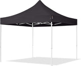 3x3m Steel Folding Gazebo, incl. 4 side panels ... Creen Red Black Cream