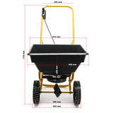 Push Broadcast  Salt and Fertiliser Spreader 20 kg