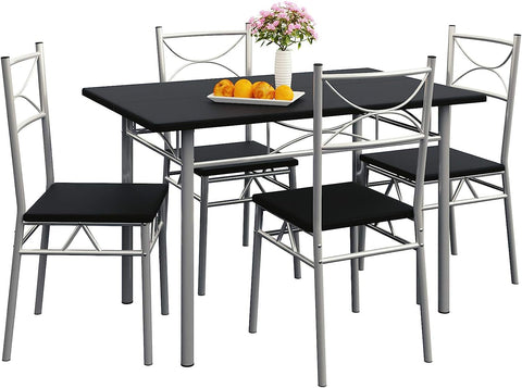 Dining Table Kitchen Table with 4 Chairs