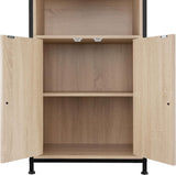 display cabinet Doncaster | 2 shelves, 1 cupboard 60 x 38 x 125 cm