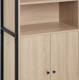 display cabinet Doncaster | 2 shelves, 1 cupboard 60 x 38 x 125 cm