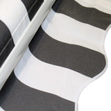 Articulated Arm Awning 2.5x2m Anthracite/White UV Protection