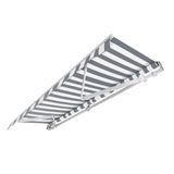 Articulated Arm Awning 2.5x2m Anthracite/White UV Protection