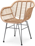 Set of 2 Bali Wicker Chairs