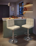 Bar Stools Breakfast Kitchen Swivel Footrest Stool Pub