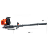 Petrol Backpack Leaf  / Grass Blower with 1.7 HP