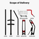 Freestanding Bike Rack 53 x 11 x 120 cm, Space-saving Versatile Design,