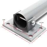 Parking Barrier Folding Car Park Bollard Security Driveway Post Lockable Round