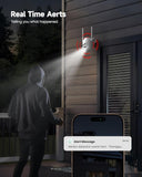 Outdoor / Indoor  Surveillance Camera with SIM Card: 360 Degree Camera PTZ Recording  / Night Vision