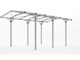 2.85x5.05m Carport in Anodized Aluminum