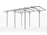 2.85x5.05m Carport in Anodized Aluminum