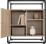 living room cabinet Coventry | with display shelves, cupboard and glass top