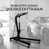 1000 kg Workshop Crane Motor Crane Folding Engine Lifter Lifting Crane Engine Workshop Hydraulic Pump