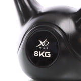 LUXTRI Kettlebell Black 8kg Cement-filled Dumbbell Round Weightlifting