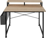 120 x 60 x 110 cm compact home office desk with innovative side