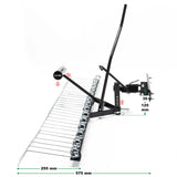 Dethatcher  with 120cm work width for ride on mower