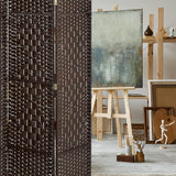 6-Piece Folding Room Divider H x W 170 x 241 cm