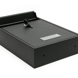 Design Mailbox V10 black Letterbox Postbox Pillar Letter Mail Box