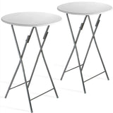 2 x folding bar table, 110 cm high
