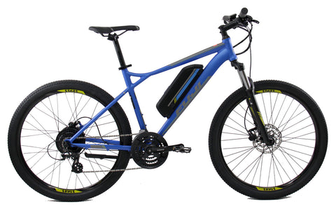 FUJI E NEVADA 27.5″ ELECTRIC BIKE 17" 19" 21"  BLUE