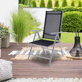 Garden Chairs, Set of 3, Foldable