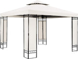 Gazebo Garden Tent 3 x 3 m Metal Water-Repellent Luxury