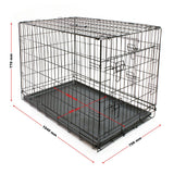 Collapsible transport cage L kennel wire cage transport box