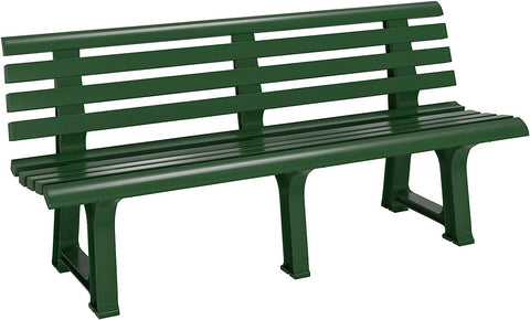 Garden Bench 145 cm Plastic 3 Seater Garden Bench