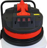 Gutter cleaning Vacuum 90L  & 7.2m gutter vacuum pole set Long reach drain cleaner 1.2–7.2m 51mm