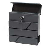 Design Mailbox V14 anthracite Letterbox Postbox Pillar Letter Mail Box