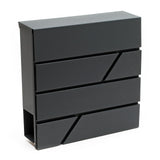 Design Mailbox V14 anthracite Letterbox Postbox Pillar Letter Mail Box