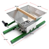 Quality 18L Fruit Press incl Pulp Bag and 7l Fruit Mill Crank Handle