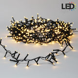 24m Cluster Fairy Lights Warm White 1200 LEDs with 8 Modes