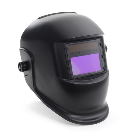 XPOtool Solar-Powered Auto Darkening Welding Helmet DIN 9-13, Black