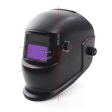 XPOtool Solar-Powered Auto Darkening Welding Helmet DIN 9-13, Black