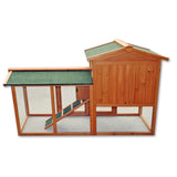 Chicken Coop Hen House Poultry Pet Hutch Bunny House Large Run