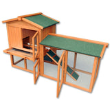 Chicken Coop Hen House Poultry Pet Hutch Bunny House Large Run