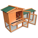 Chicken Coop Hen House Poultry Pet Hutch Bunny House Large Run