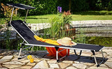 Garden Lounger Beach Lounger Aluminium Recreational Lounger