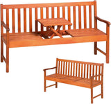 Bench garden table picnic outdoor furniture wooden seater garden benches hard  wood