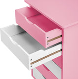 Under desk pedestal container on castors with 6 drawers