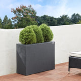 Plant Pot, Polyrattan Look, Planter, 83 x 30.5 x 60 cm