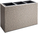 Plant Pot, Polyrattan Look, Planter, 83 x 30.5 x 60 cm