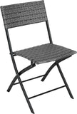 Garden Furniture Set 3 PCs, 2 Chairs 1 Table, Collapsible